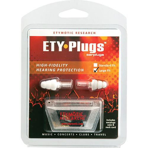 Etymotic Research ER-20 ETY-Plugs Triple-Flange Earplugs with Cord