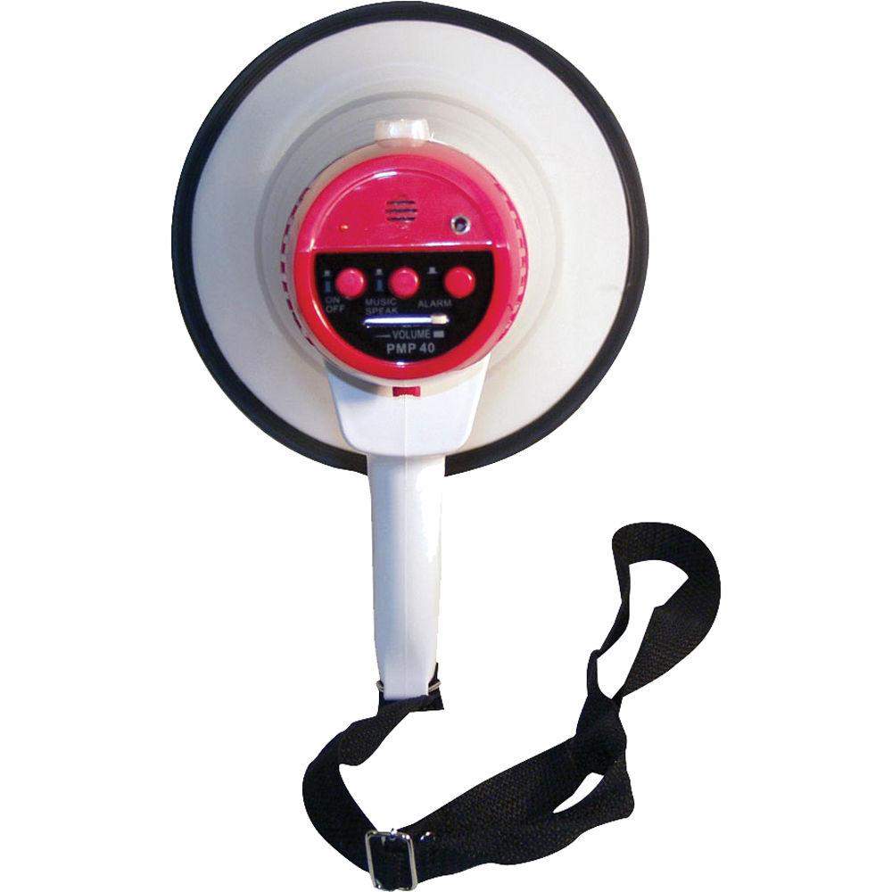 Pyle Pro PMP40 40W Megaphone with Siren & Detachable Handheld Microphone