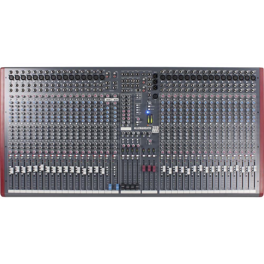 Allen & Heath ZED436 - 36-Input, 4-Buss Recording Mixer with USB Connection