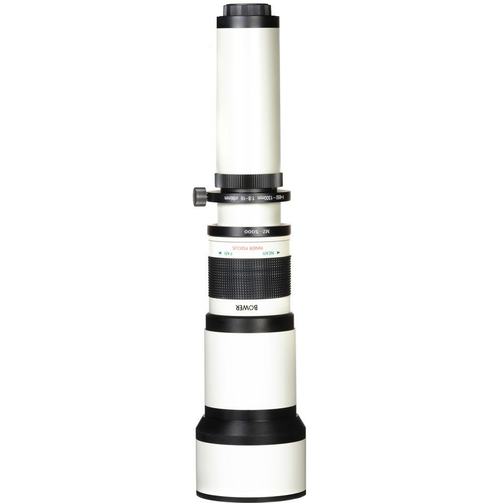 Bower 650-1300mm f 8-16 Manual Focus T-Mount Lens