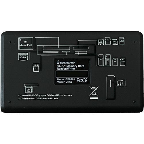 IOGEAR Universal Memory Bank 56-in-1 Memory Card Reader Writer