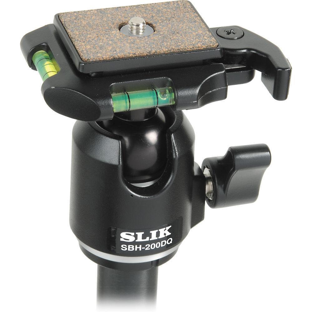 Slik Pro 340 BH 4-Section Tripod w SBH-200DQ Ballhead - Supports 8.8 lbs
