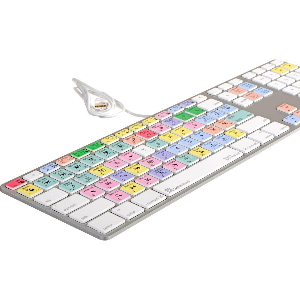 LogicKeyboard Advance Line Apple Final Cut Pro Apple Ultra-Thin Aluminum Keyboard