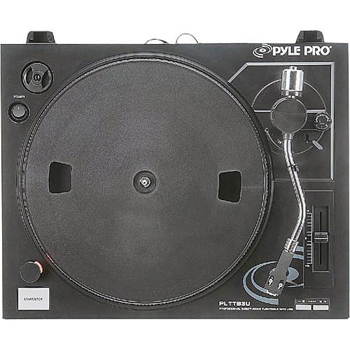 Pyle Pro PLTTB3U Professional Belt-Drive Turntable with USB Output