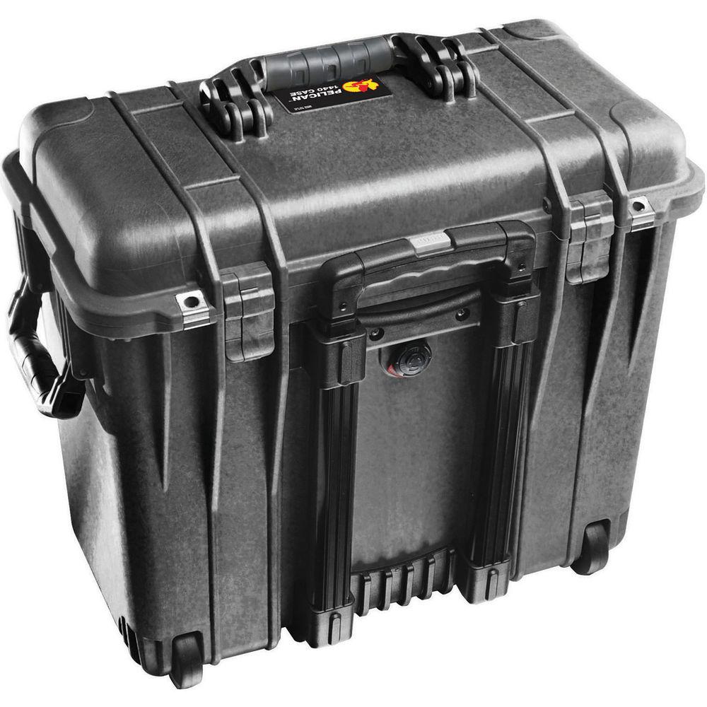 Pelican 1440 Wheeled Top Loader Case with Utility Padded Divider Set and Lid Organizer