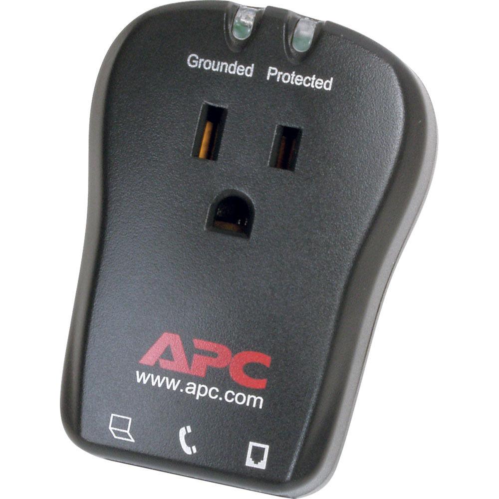 APC Essential SurgeArrest 1-Outlet Surge Protector with RJ-11 Telephone Protection