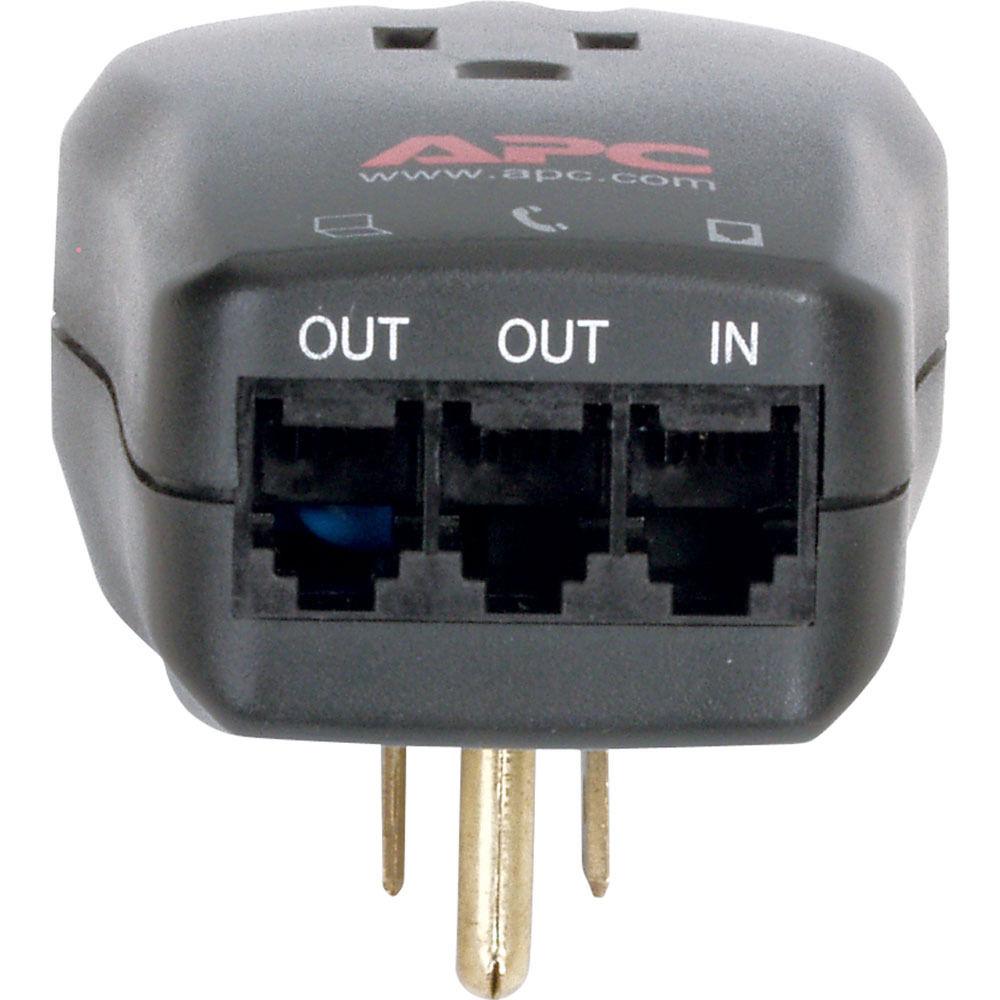 APC Essential SurgeArrest 1-Outlet Surge Protector with RJ-11 Telephone Protection