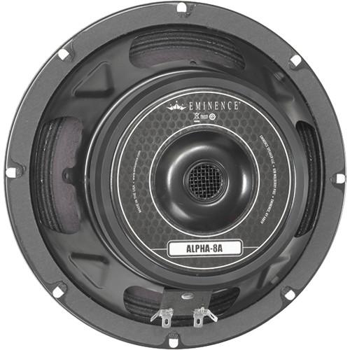 Eminence Alpha-8A 125W 8" 8 Ohm Mid-Bass Loudspeaker Driver