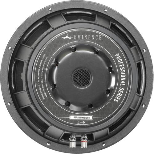 Eminence DEFINIMAX 4012HO - 1200W 12" 8 Ohm Mid-Range Loudspeaker Driver