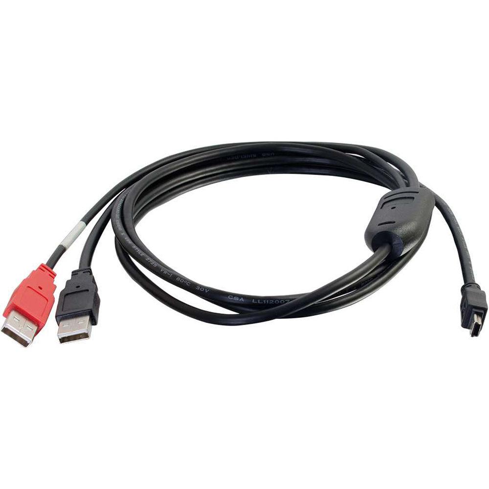 C2G USB Mini-B Male to 2x USB Type-A Male Y-Cable
