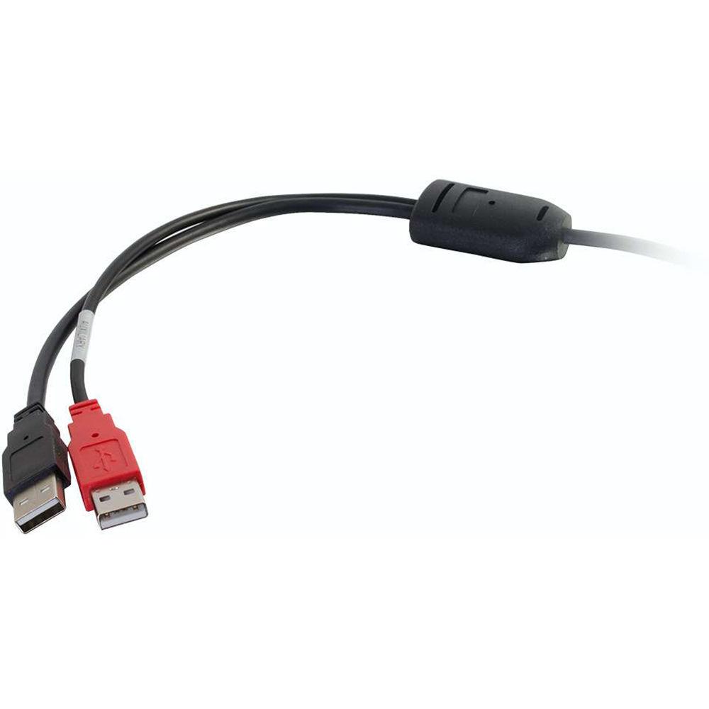 C2G USB Mini-B Male to 2x USB Type-A Male Y-Cable