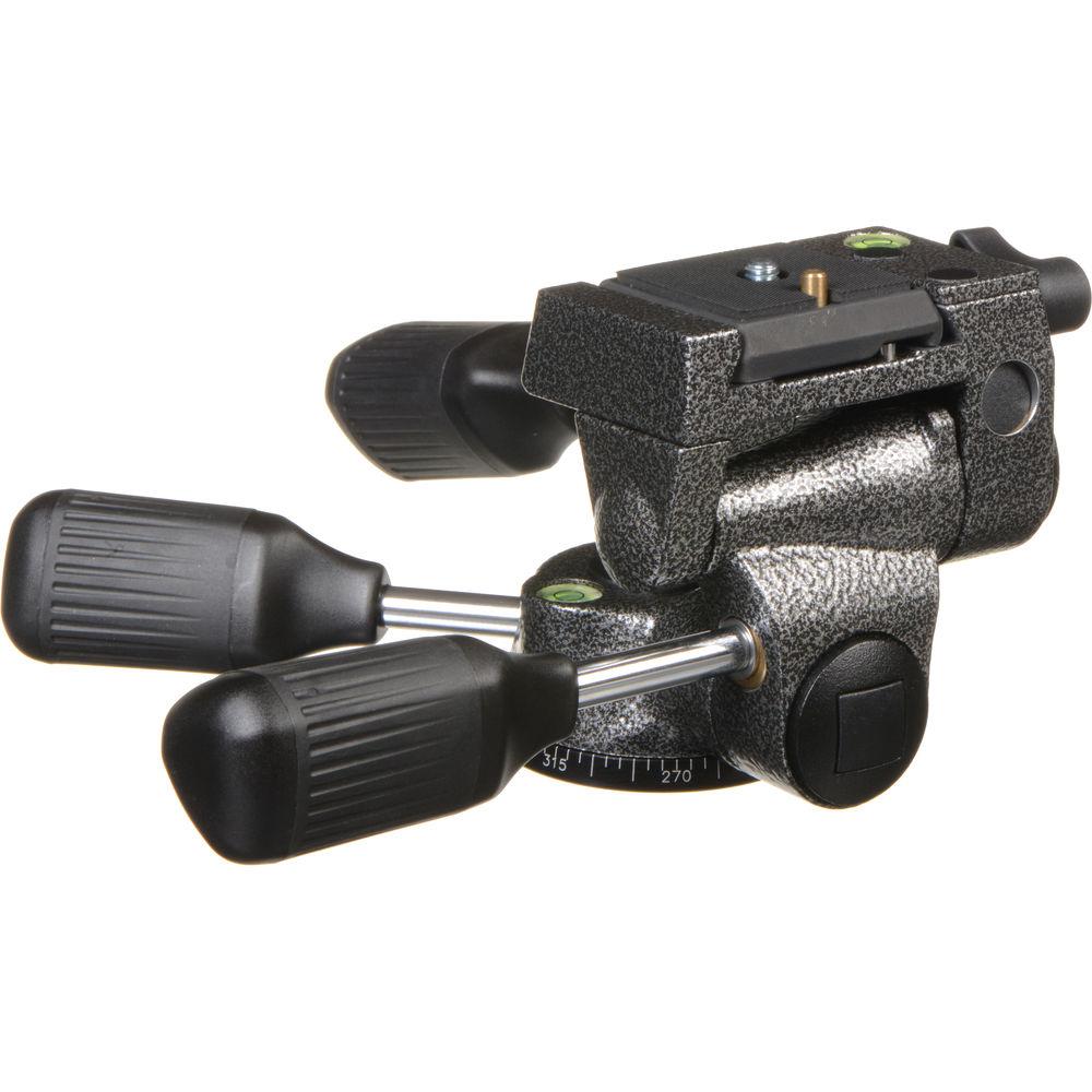 Gitzo G-2272M Rationnelle Magnesium 3-Way Pan Tilt Head with Quick Release - Supports 12.2 lb