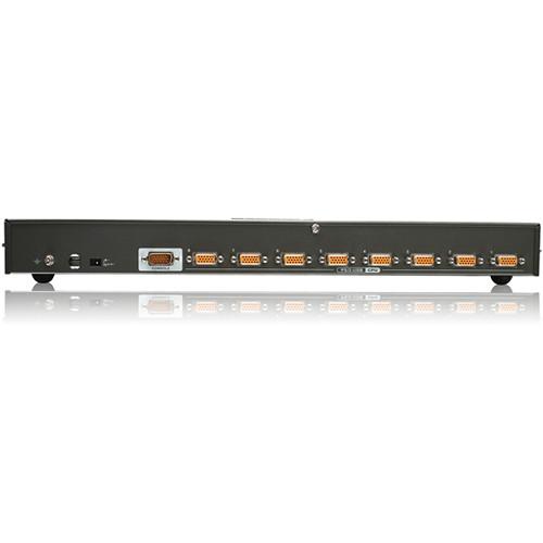 IOGEAR 8-Port USB PS 2 Combo KVMP Switch With PS 2 KVM Cables