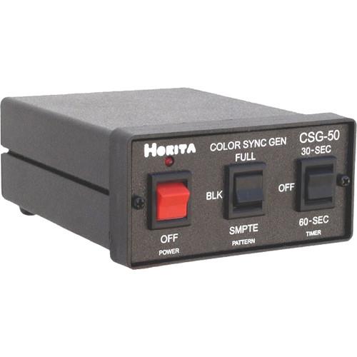 Horita CSG-50 Color Bar Black Burst Sync Audio Tone Generator, Timer, Full Field or SMPTE Color Bars, NTSC