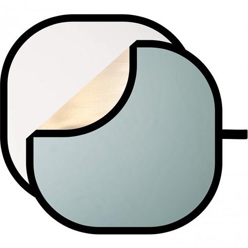 Westcott Illuminator Collapsible Reflector 4-in-1 - 30" Square - Silver, Sunlight, Diffuser and White