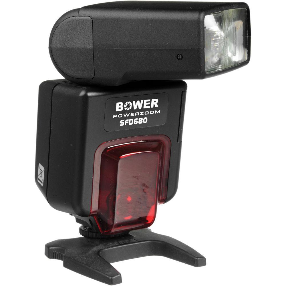 Bower SFD680 Power Zoom Digital TTL Flash for Canon Cameras