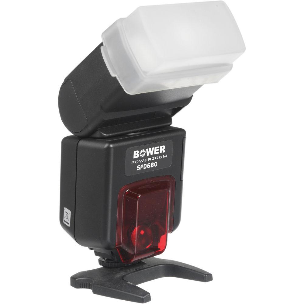 Bower SFD680 Power Zoom Digital TTL Flash for Canon Cameras