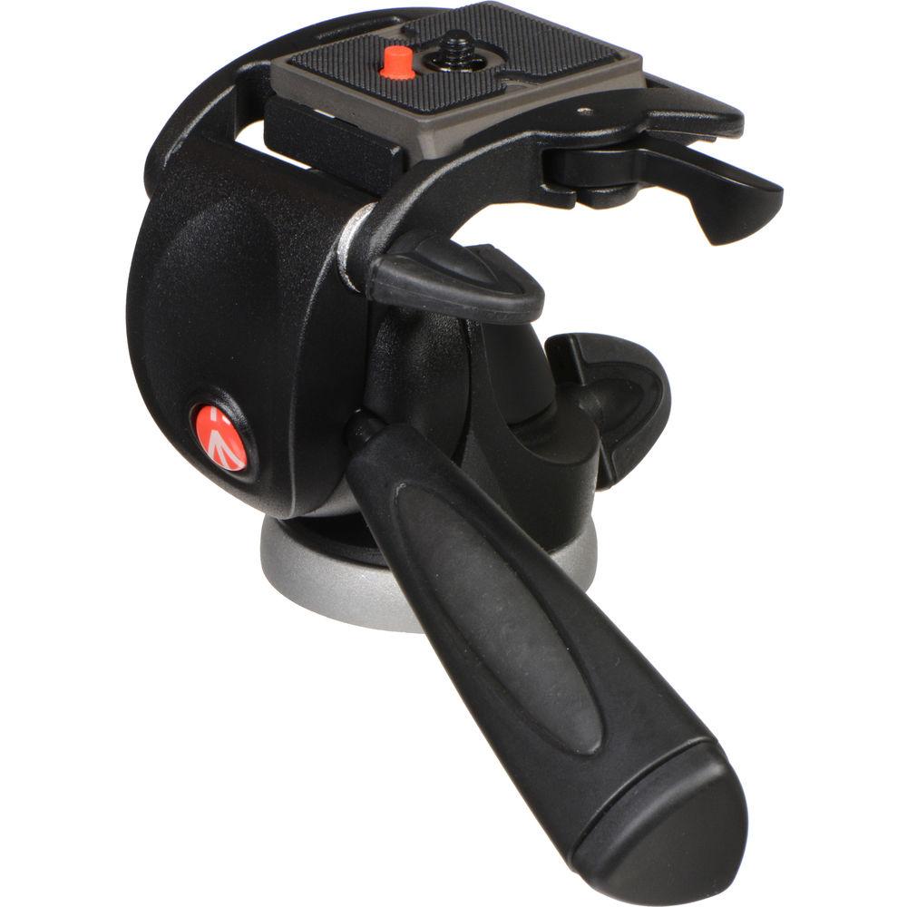 Manfrotto 391RC2 3-Way, Pan-and-Tilt Head with 200PL-14 Quick Release Plate