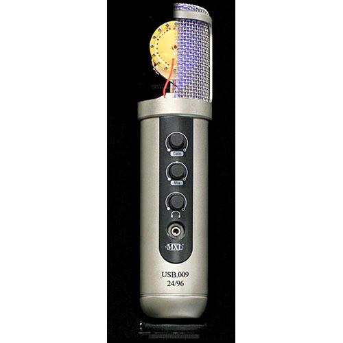 MXL USB.009 Large-Diaphragm 24-Bit 96 kHz Studio USB Microphone