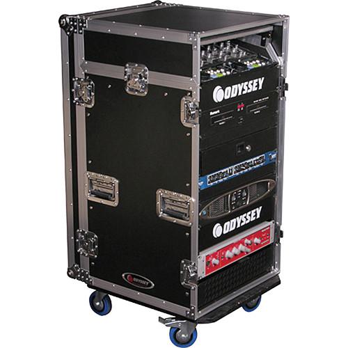 Odyssey Innovative Designs FZGS1116W Flight Zone Glide Style Slanted Combo Rack Case