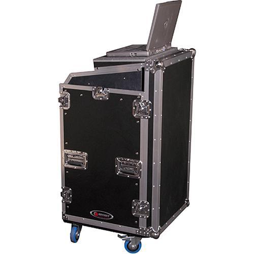 Odyssey Innovative Designs FZGS1116W Flight Zone Glide Style Slanted Combo Rack Case