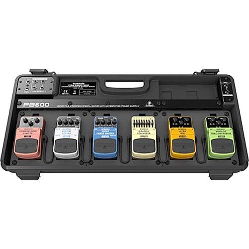 Behringer PB600 Universal Effects Pedalboard with 9V Power Supply