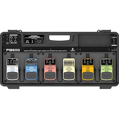 Behringer PB600 Universal Effects Pedalboard with 9V Power Supply