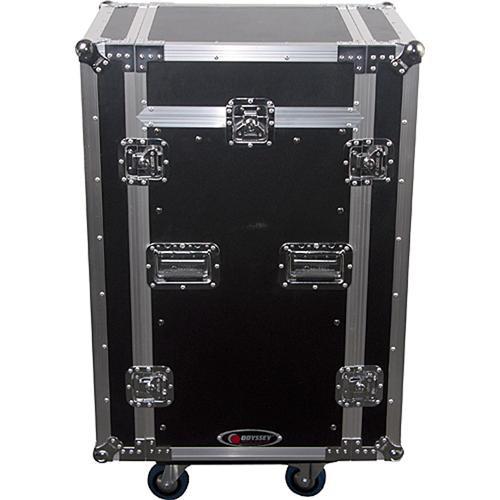 Odyssey Innovative Designs FZSRP1116W Flight Zone Space Saver Combo Rack Case