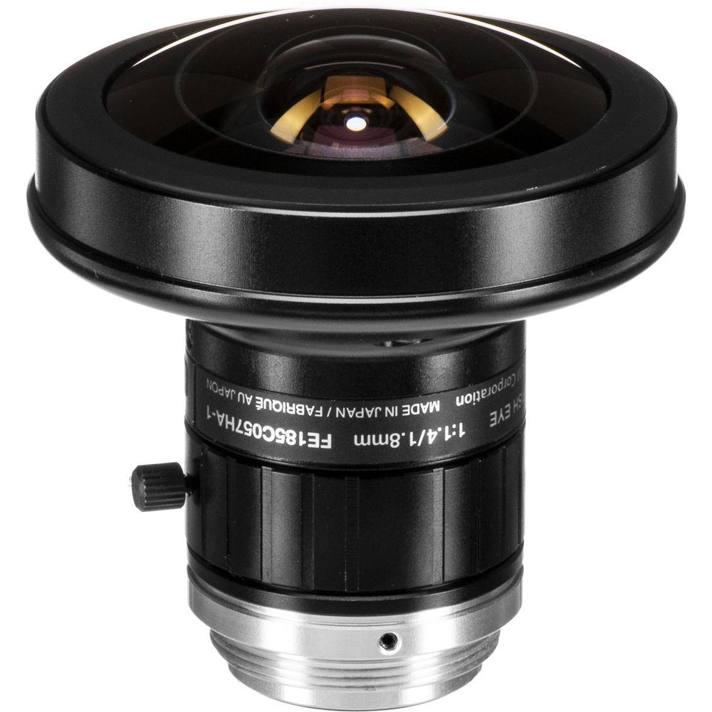 Fujinon FE185C057HA-1 2 3" 1.8mm F 1.4 C-Mount Fish-Eye Lens for 5 Megapixel Cameras