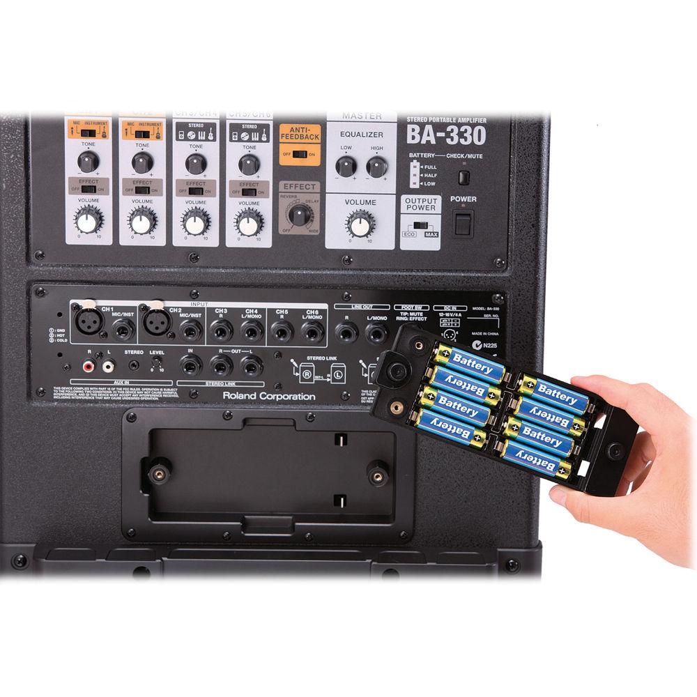 Roland BA-330 Portable Stereo PA Amplifier and Speaker System