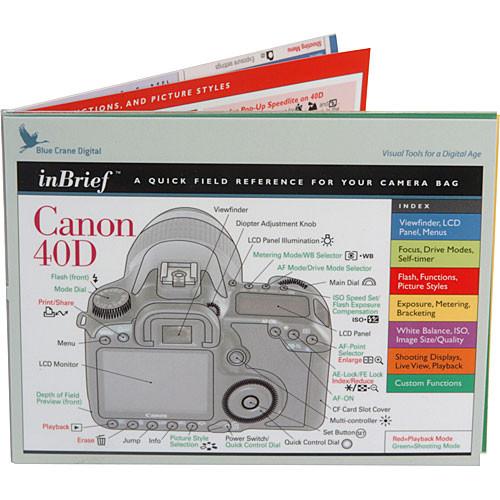 Blue Crane Digital DVD and Guide: Combo Pack for the Canon EOS 40D Digital SLR Camera