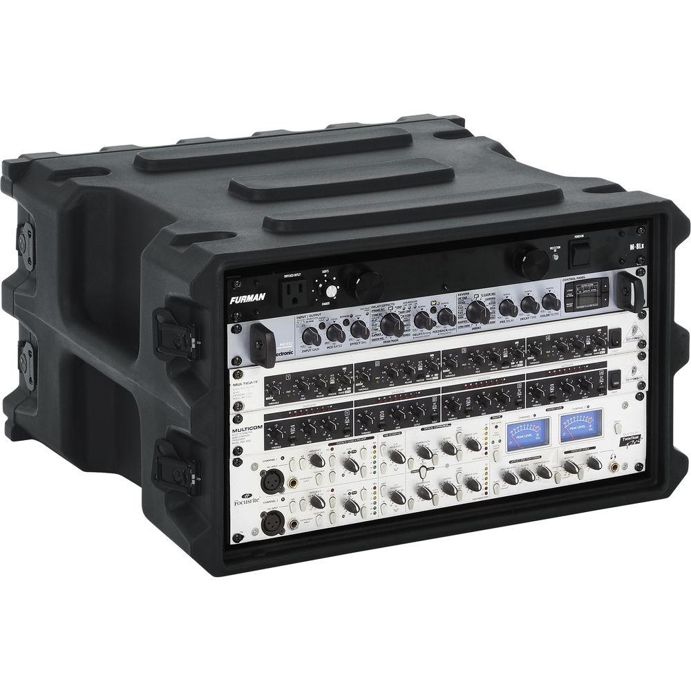 Gator Cases G-PRO-6U-19 6-Space Rotationally Molded Rack Case