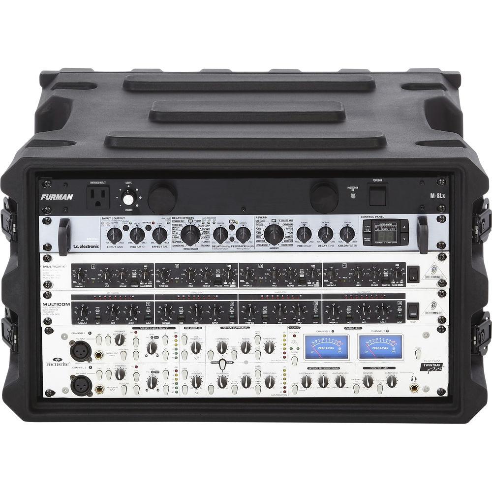 Gator Cases G-PRO-6U-19 6-Space Rotationally Molded Rack Case