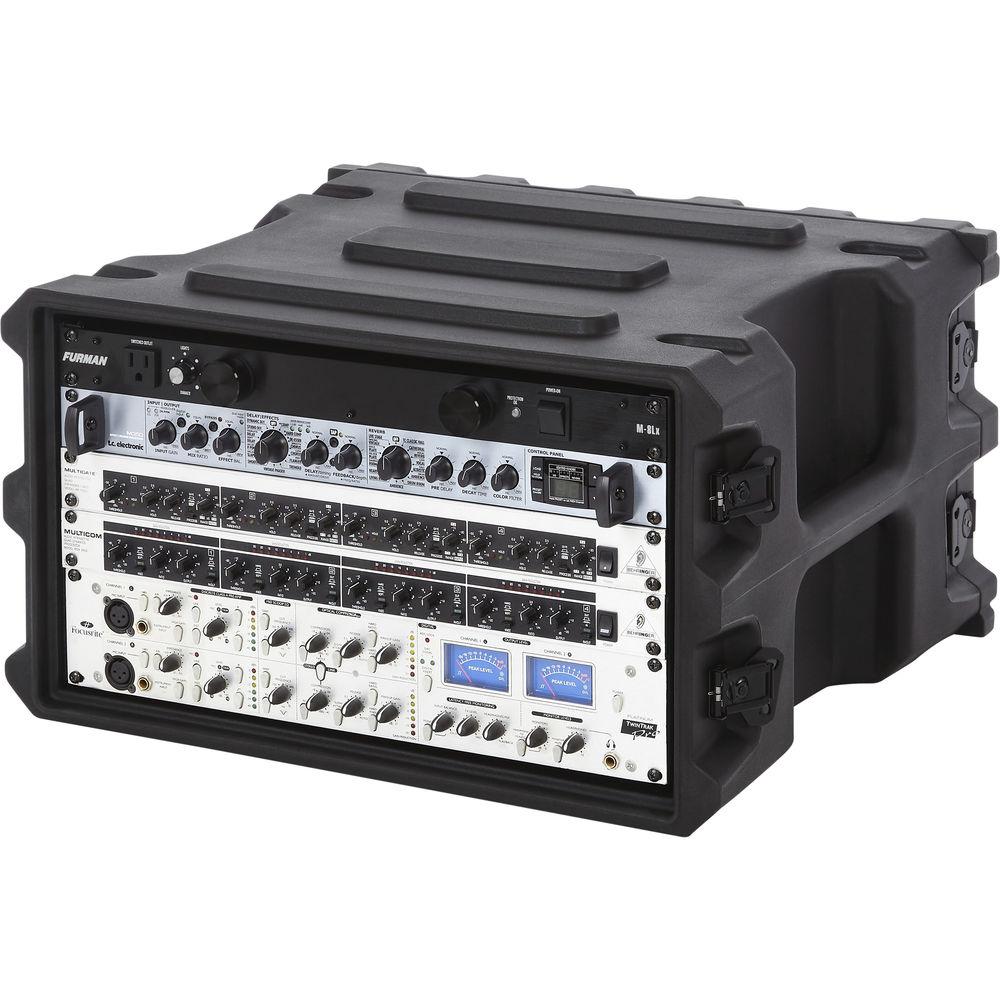 Gator Cases G-PRO-6U-19 6-Space Rotationally Molded Rack Case