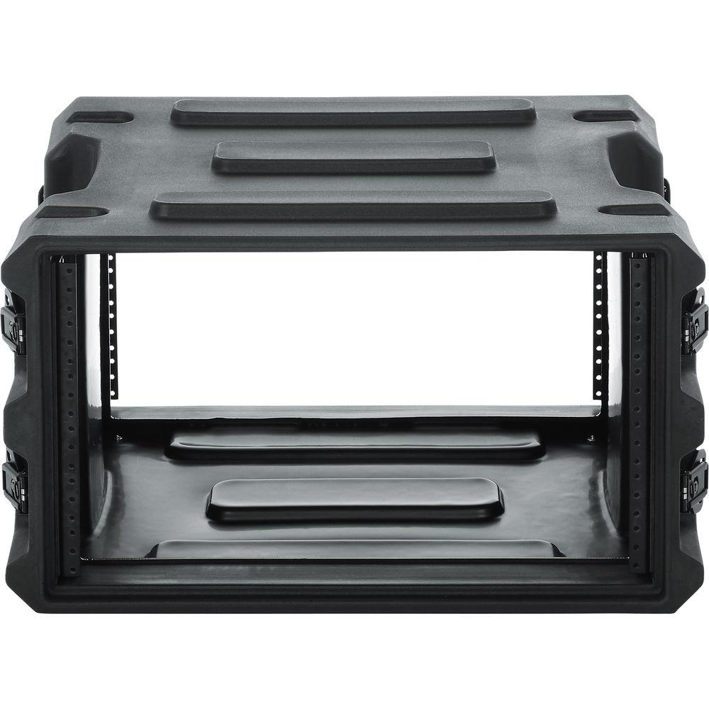 Gator Cases G-PRO-6U-19 6-Space Rotationally Molded Rack Case