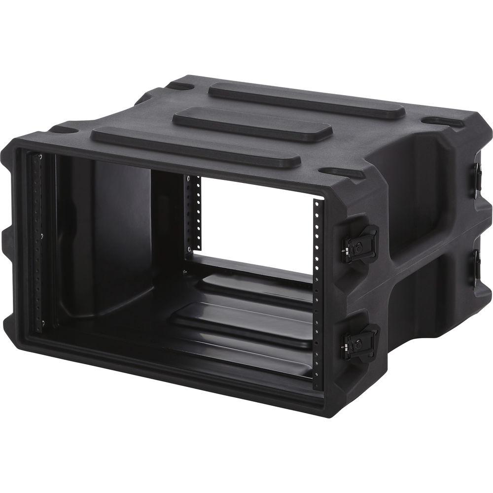 Gator Cases G-PRO-6U-19 6-Space Rotationally Molded Rack Case