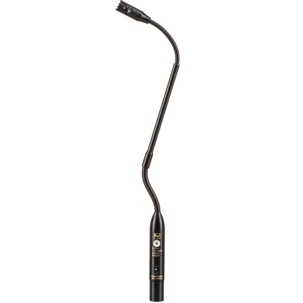 Electro-Voice PolarChoice PC Plus-12 - Miniature Multi-Pattern Gooseneck Podium Microphone