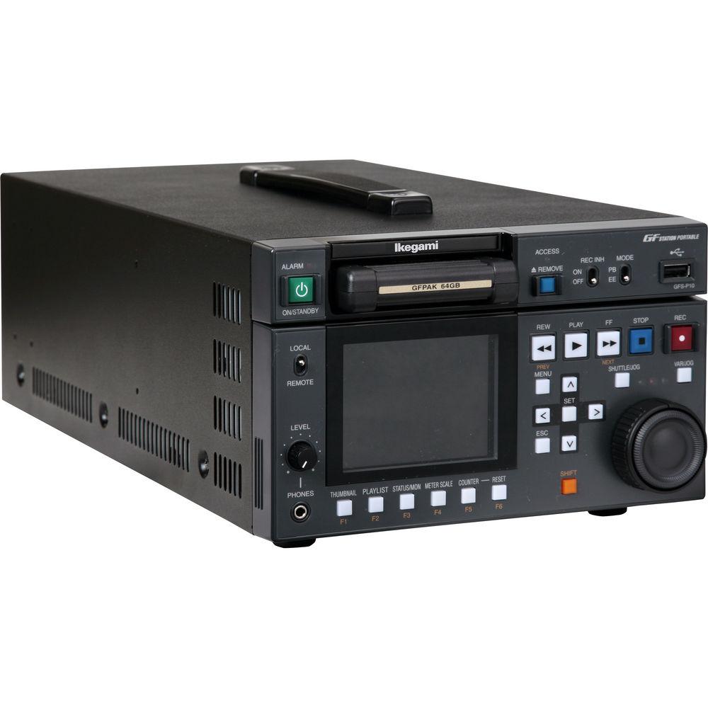 Ikegami GFS-P10 GFSTATION Portable Flash Memory Recorder