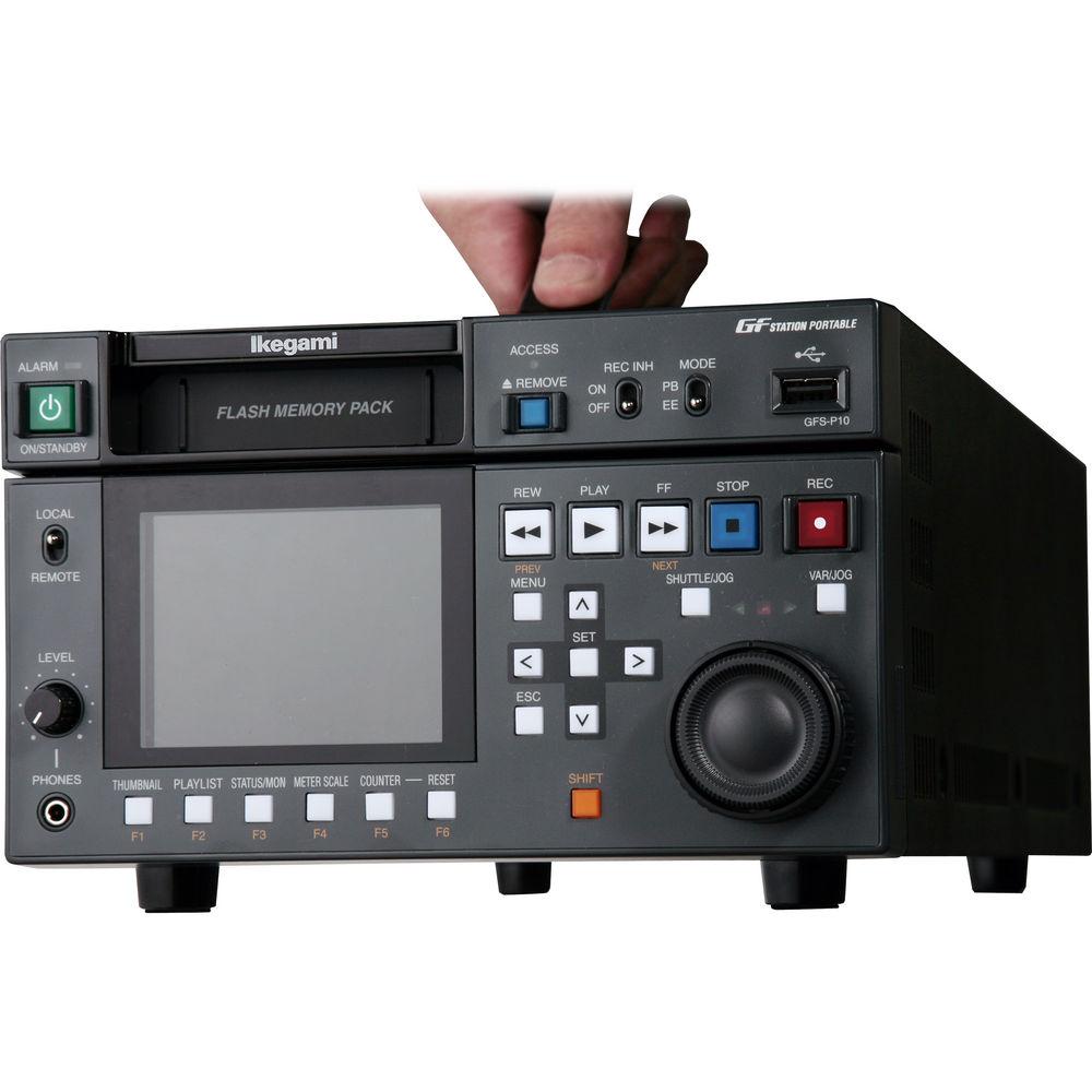 Ikegami GFS-P10 GFSTATION Portable Flash Memory Recorder