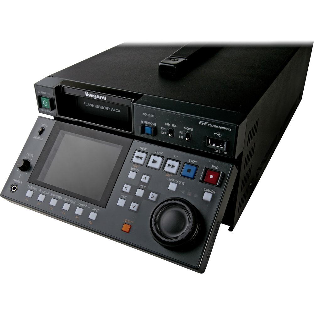 Ikegami GFS-P10 GFSTATION Portable Flash Memory Recorder