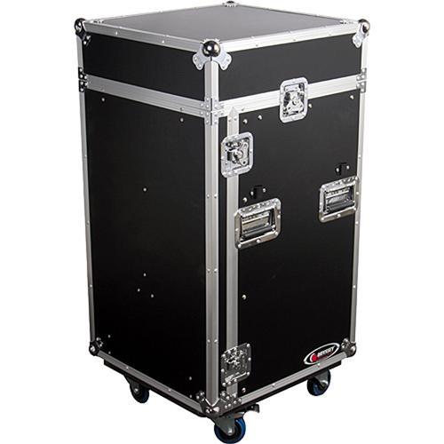 Odyssey Innovative Designs FRGS1016WDLX Flight Ready Glide Style Combo Rack Case Deluxe