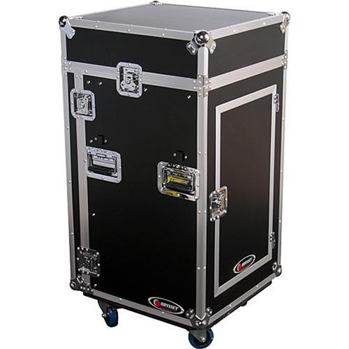 Odyssey Innovative Designs FRGS1016WDLX Flight Ready Glide Style Combo Rack Case Deluxe