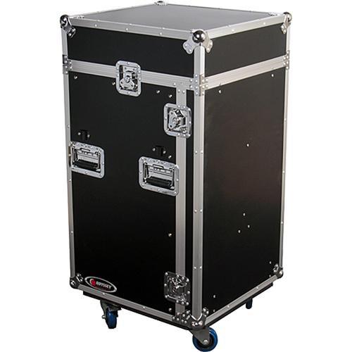 Odyssey Innovative Designs FRGS1016WDLX Flight Ready Glide Style Combo Rack Case Deluxe
