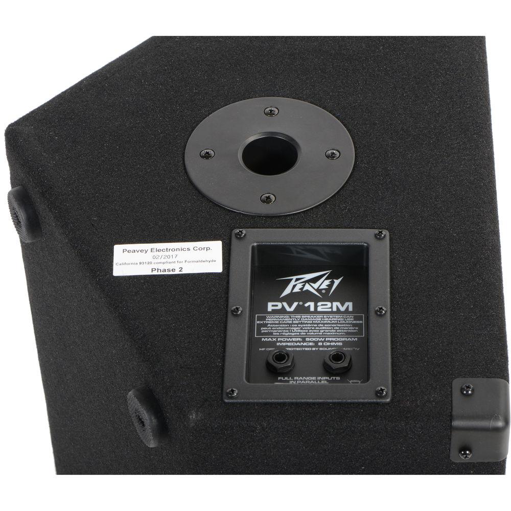 Peavey PV12M 12" 2-Way Stage Monitor Speaker