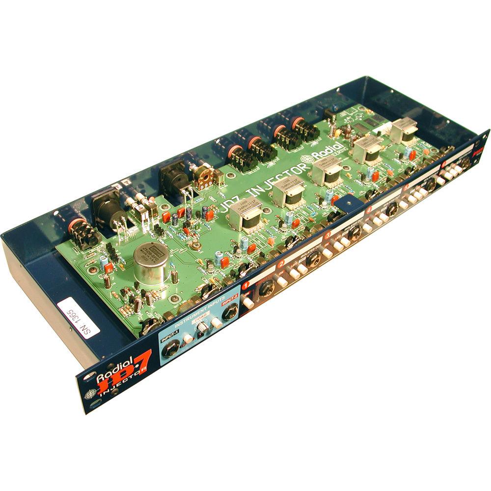 Radial Engineering JD-7 - 1x7 Guitar Signal Distribution Amplifier