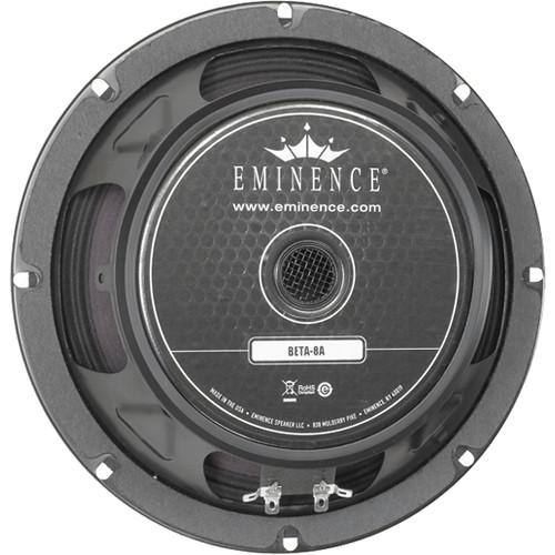 Eminence Beta-8A 450W 8" 8 Ohm Mid-Bass Loudspeaker Driver