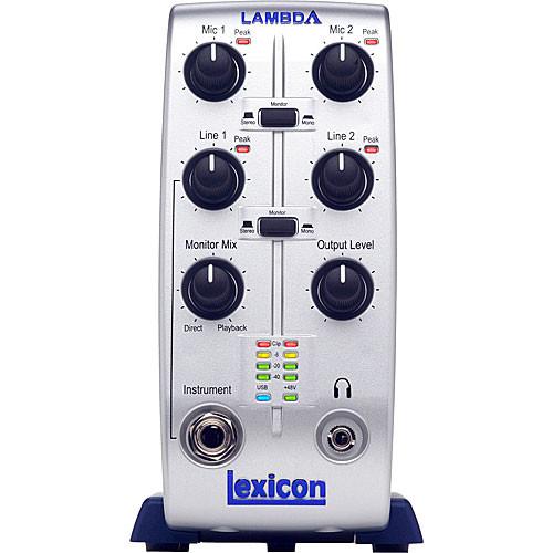 Lexicon Lambda Studio - 5 Input 2 Output Desktop Recording Studio with Bundled Software - Mac OS X and Windows XP