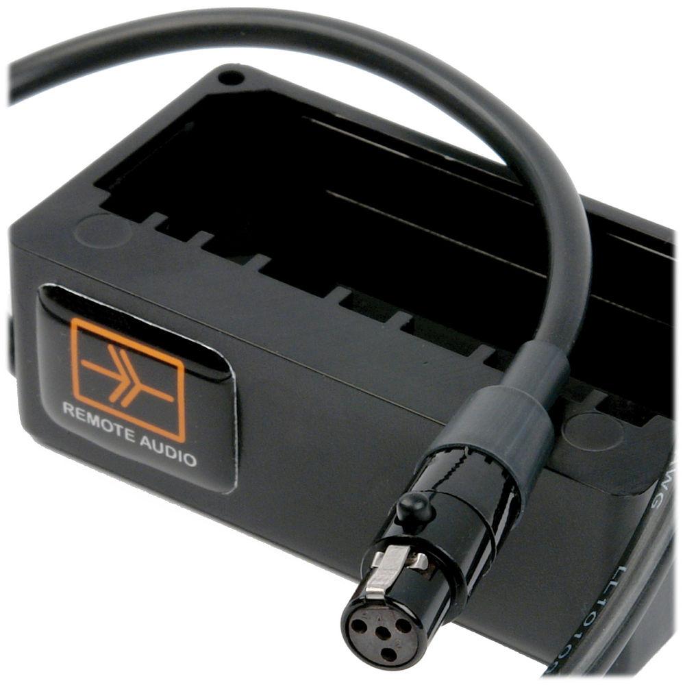 Remote Audio 24" BDS Input Cable with NP-1 Battery Cup to TA4F