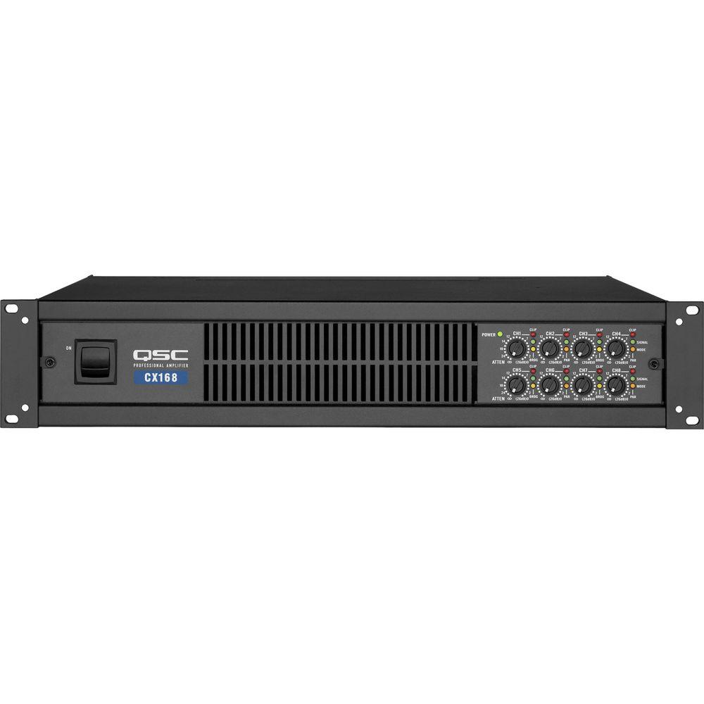 QSC CX168 8-Channel Low-Z Power Amplifier