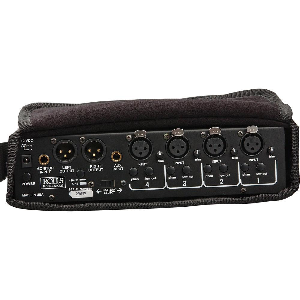 Rolls MX422 - 4 Channel Professional Field Audio Mixer